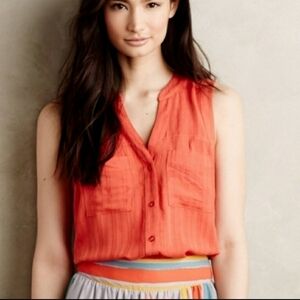 ANTHROPOLOGIE maeve sunseeker top‎